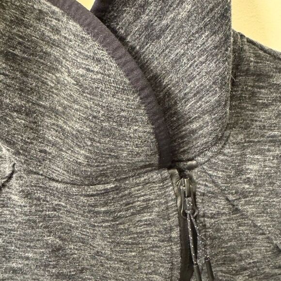 Champion Gray Bomber Jacket with High Collar and Slim Fit - Picture 3 of 10